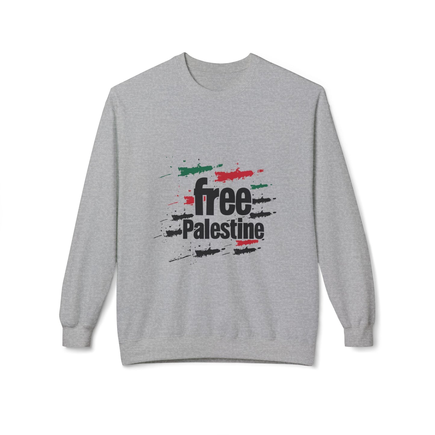 Free Palestine Fleece Lined Cotton Sweatshirt