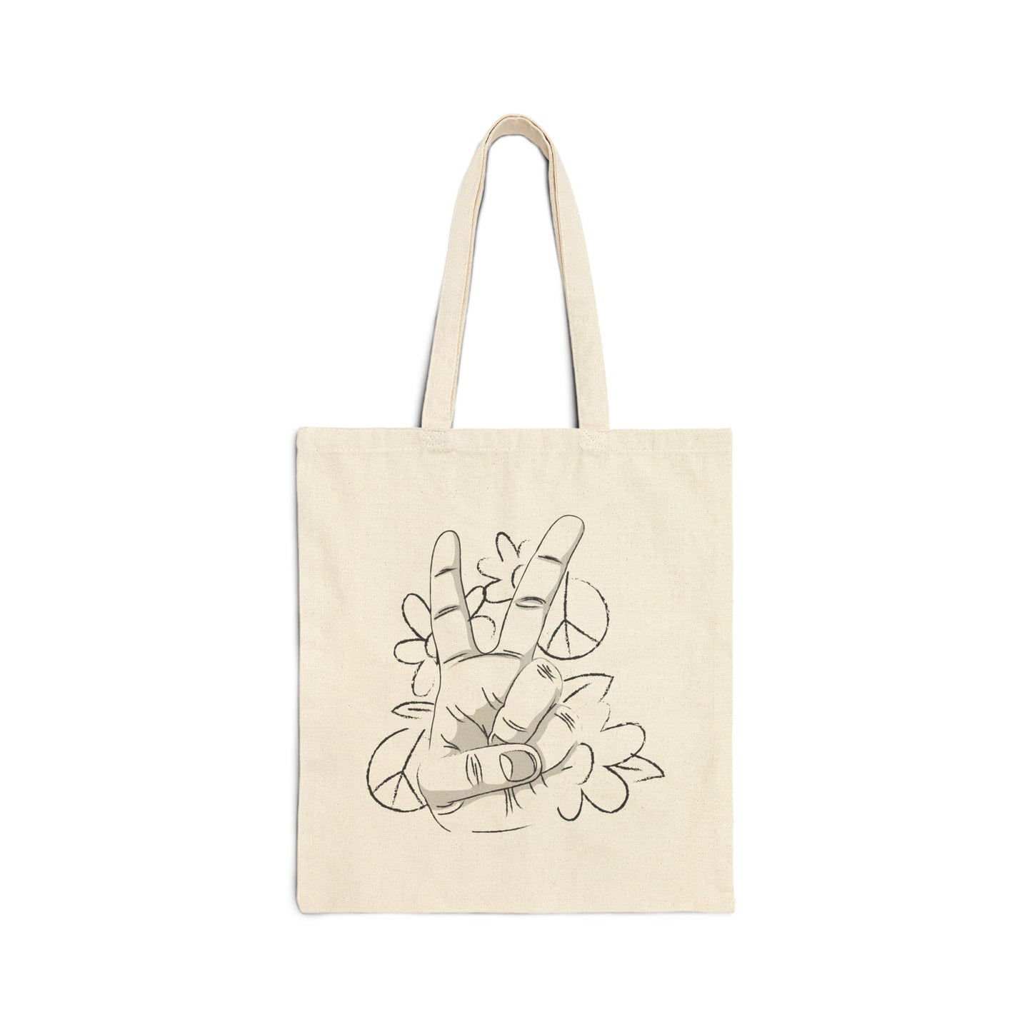 No War! - Cotton Canvas Tote Bag